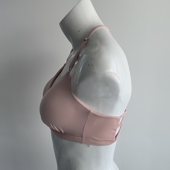 Athleta women’s light pink push-up bikini top, adjustable straps, size L - Picture 4 of 13